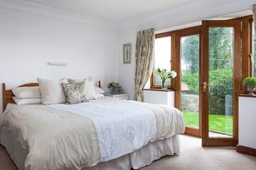 This bedroom catches the morning sun (Bedroom 2).