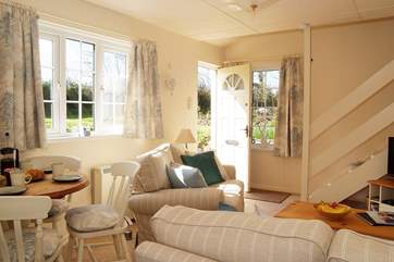From the front door you have access to your private patio and the garden.