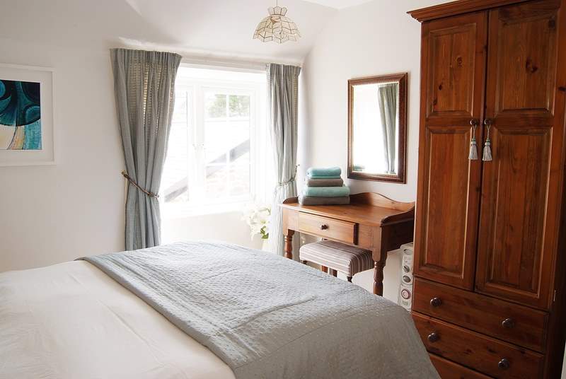 Gorgeous hand-made soft furnishings give the bedrooms a feel of luxury.