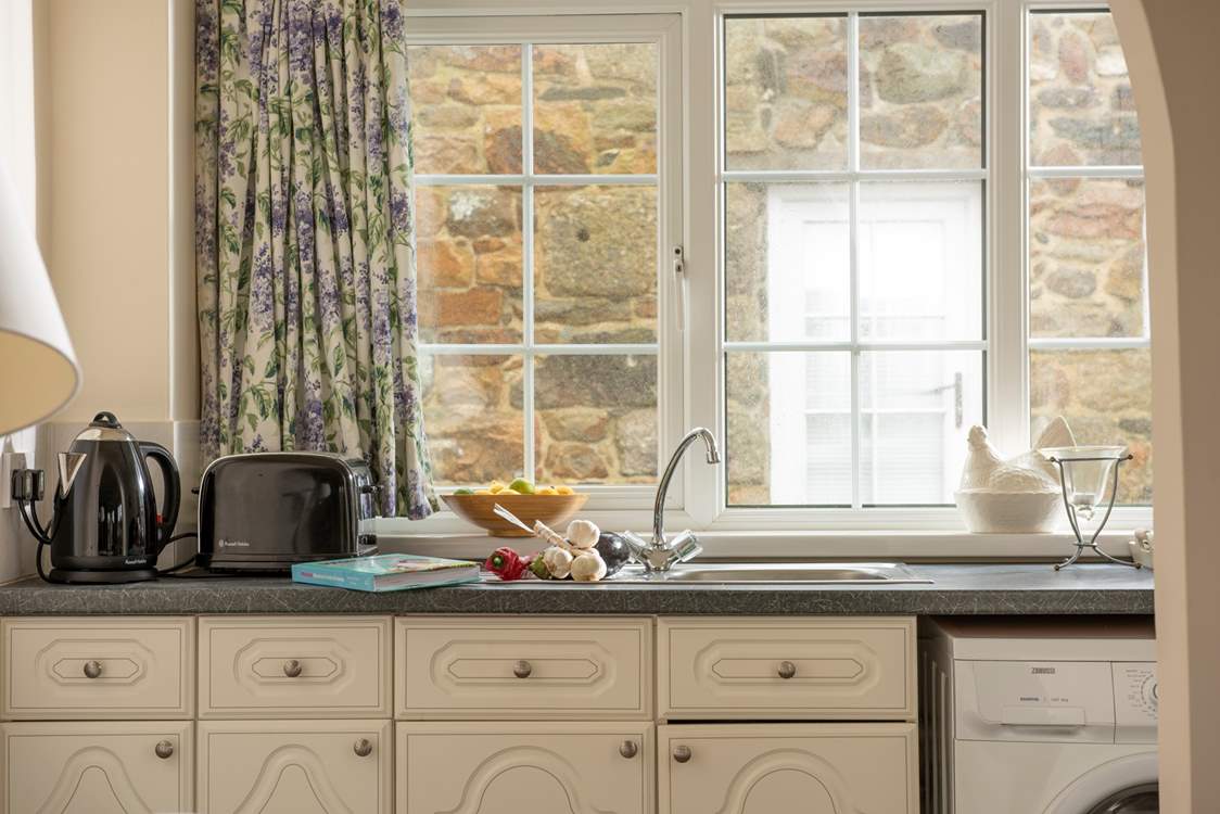 Small, but perfectly formed, the kitchen is well-equipped should you decide to cook.