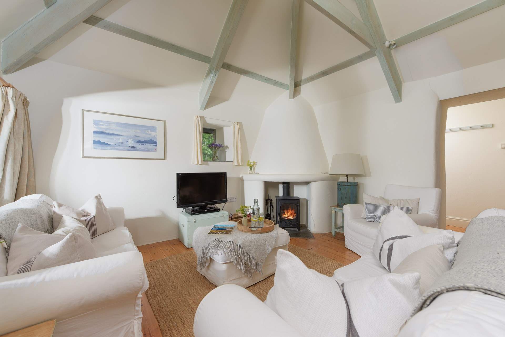 Plenty of room for all to relax in the sitting-room.