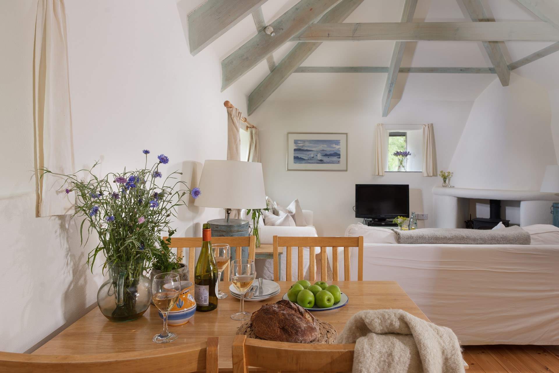 The open plan living room ensures you enjoy time together.