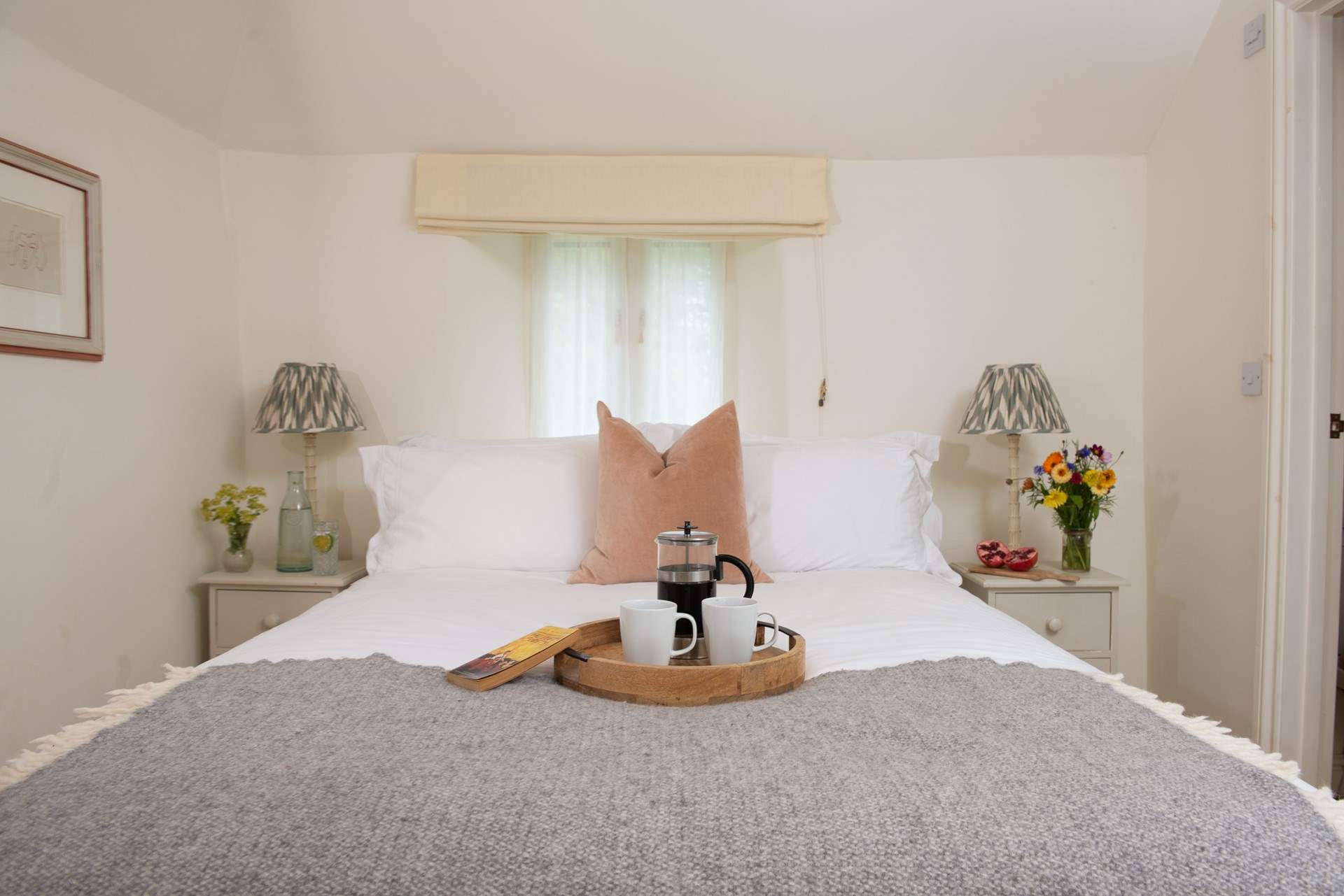 A king-size bed awaits in Bedroom One.