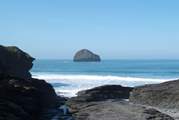 Trebarwith Strand is spectacular at low water or high tide.