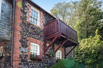 Enjoy a bird's eye view from this delightful first floor apartment.