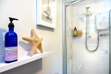 The shower-room.