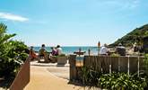 A short stroll down the road to the beach and beach café-  a great place for a bite to eat! (Not the view from the property) - Thumbnail Image