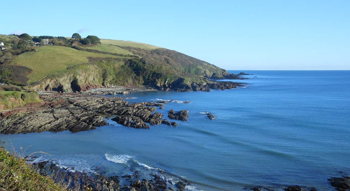 Plenty of sheltered coves to explore.