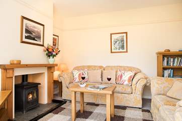 The toasty wood-burner makes this a great retreat all year round.