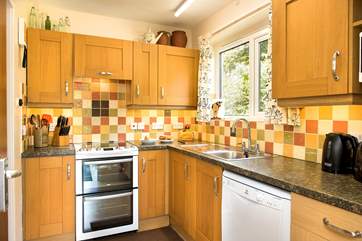 The cottage kitchen.