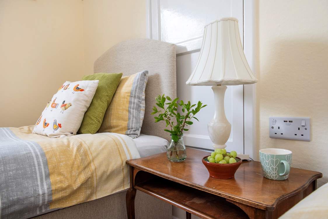 The third bedroom is on the first floor along with bedroom 2.