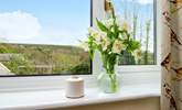 Countryside views from the twin bedded room. - Thumbnail Image