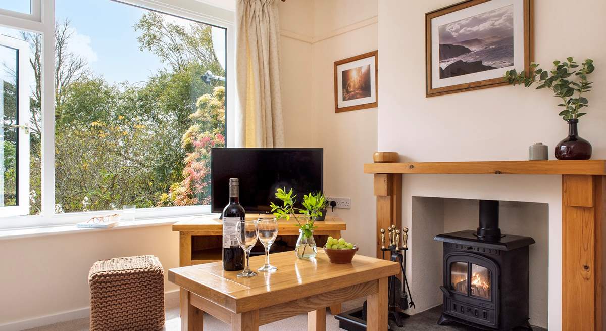 The toasty wood-burner makes this a great retreat all year round.