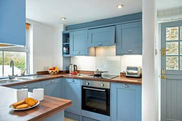The kitchen is well equipped for all your holiday catering needs