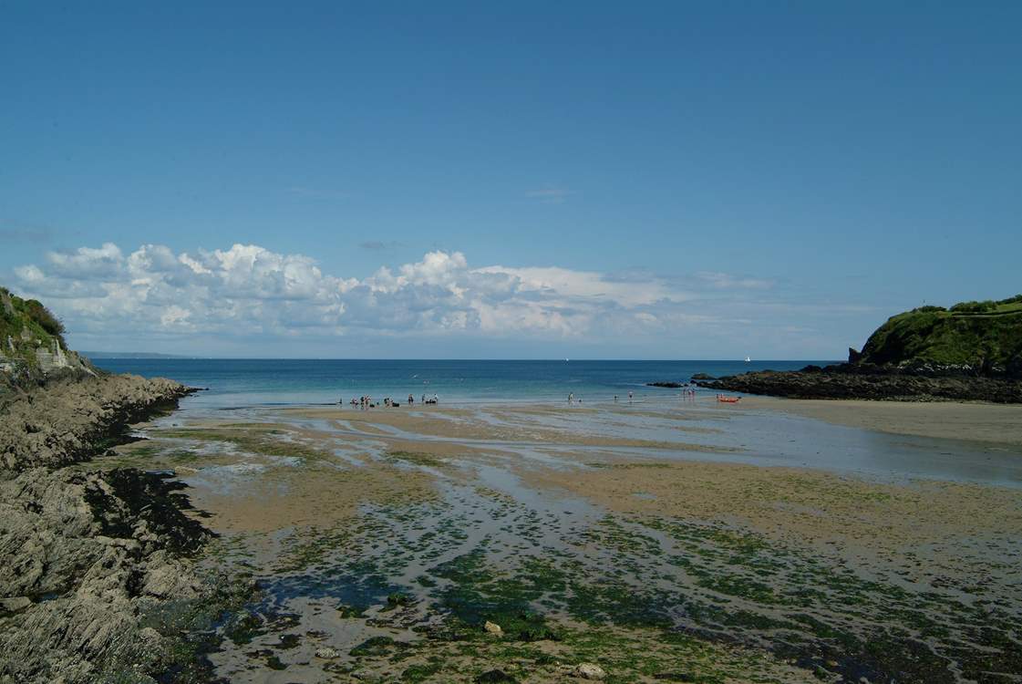 Portmellon Cove is a five minute walk away.