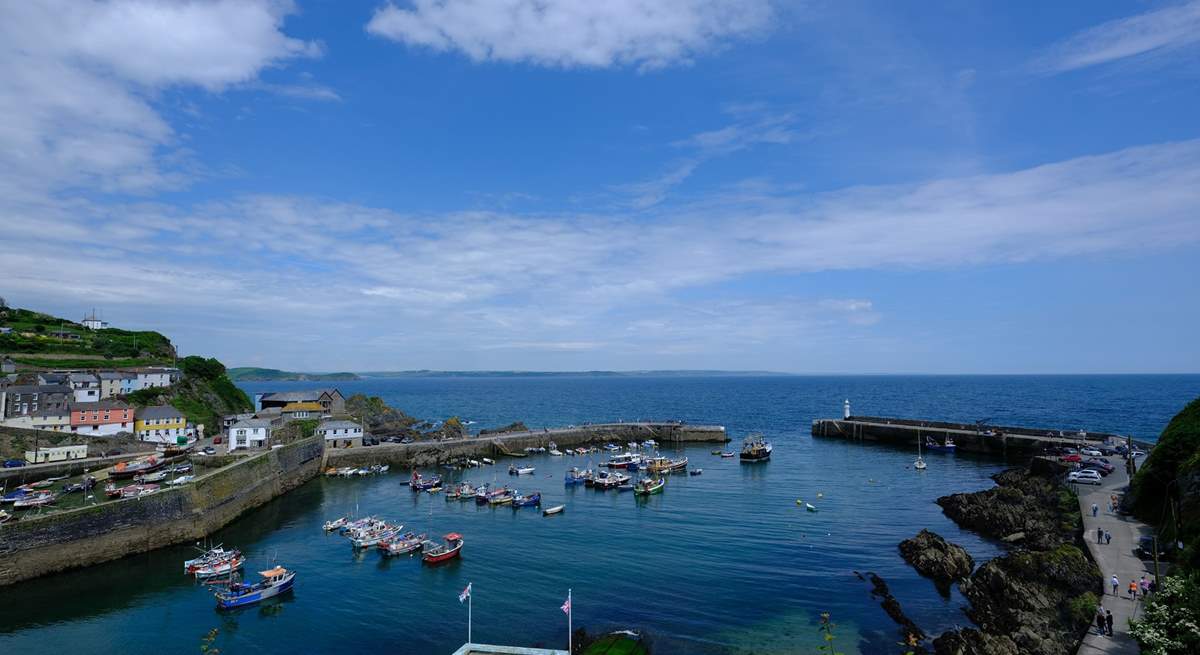 Mevagissey harbour.