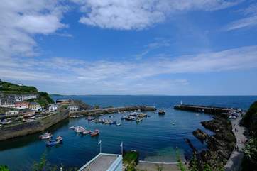 Mevagissey harbour.