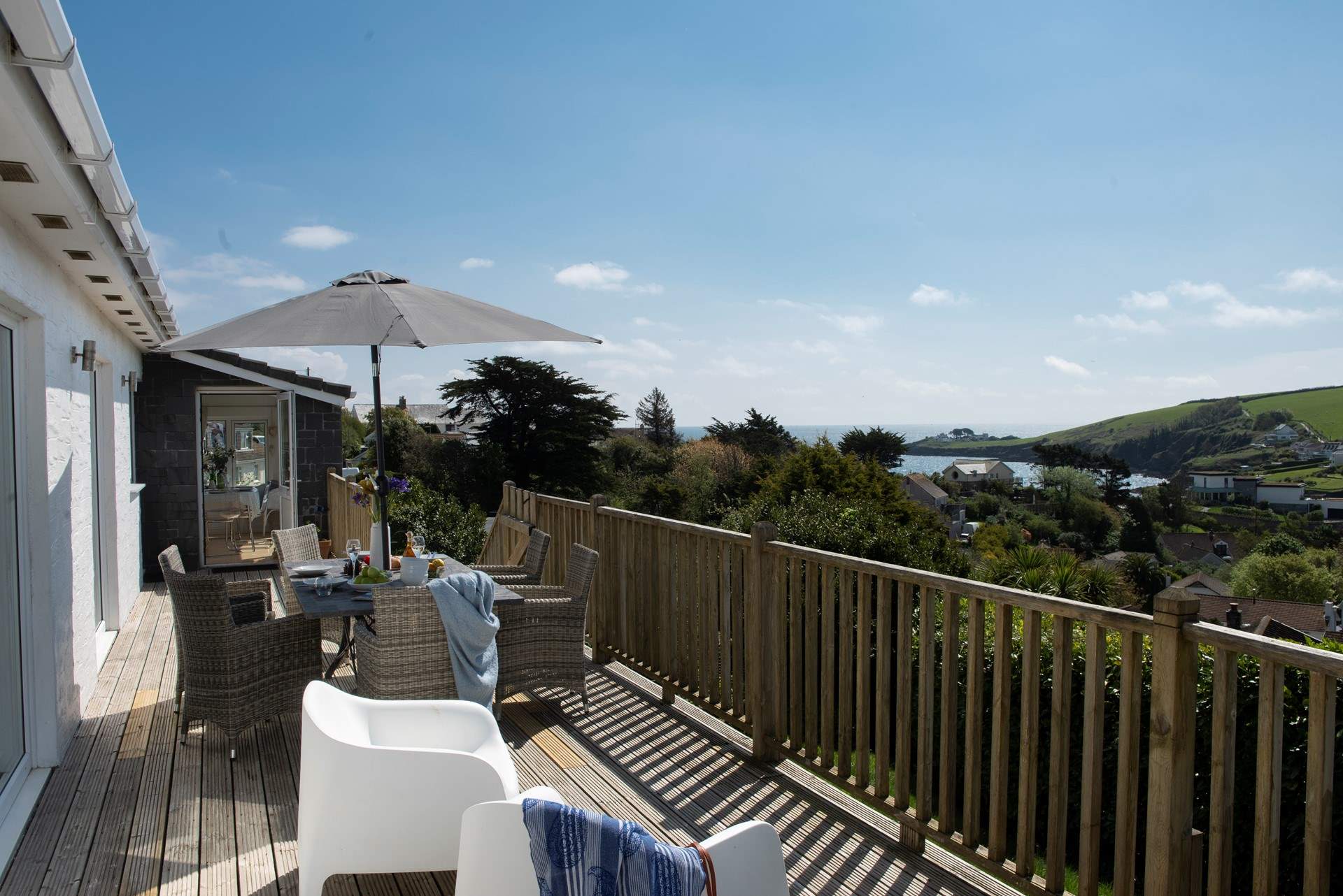 The view from the deck.