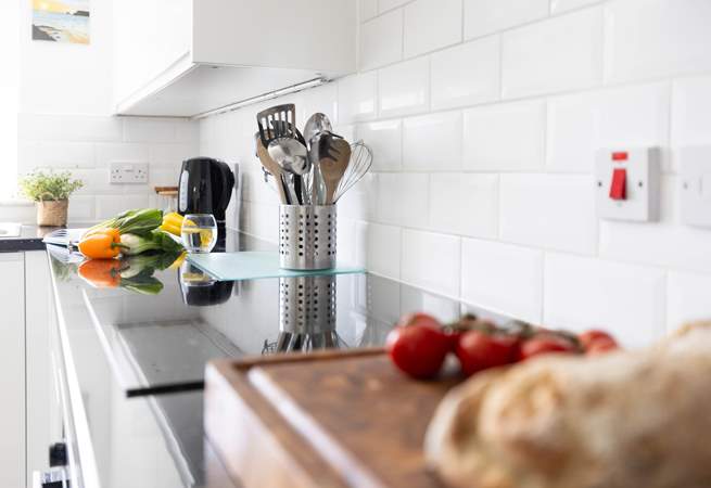 You will find all the equipment you'll need in the kitchen. 