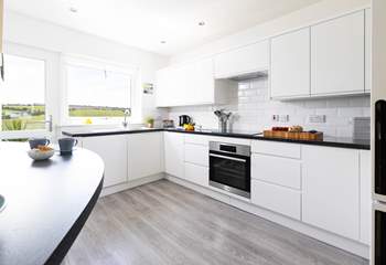 The kitchen area has all you need to create a culinary delight. 