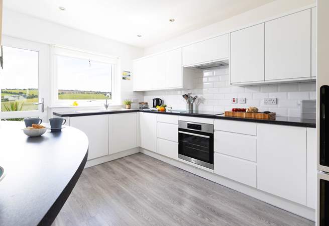 The kitchen area has all you need to create a culinary delight. 