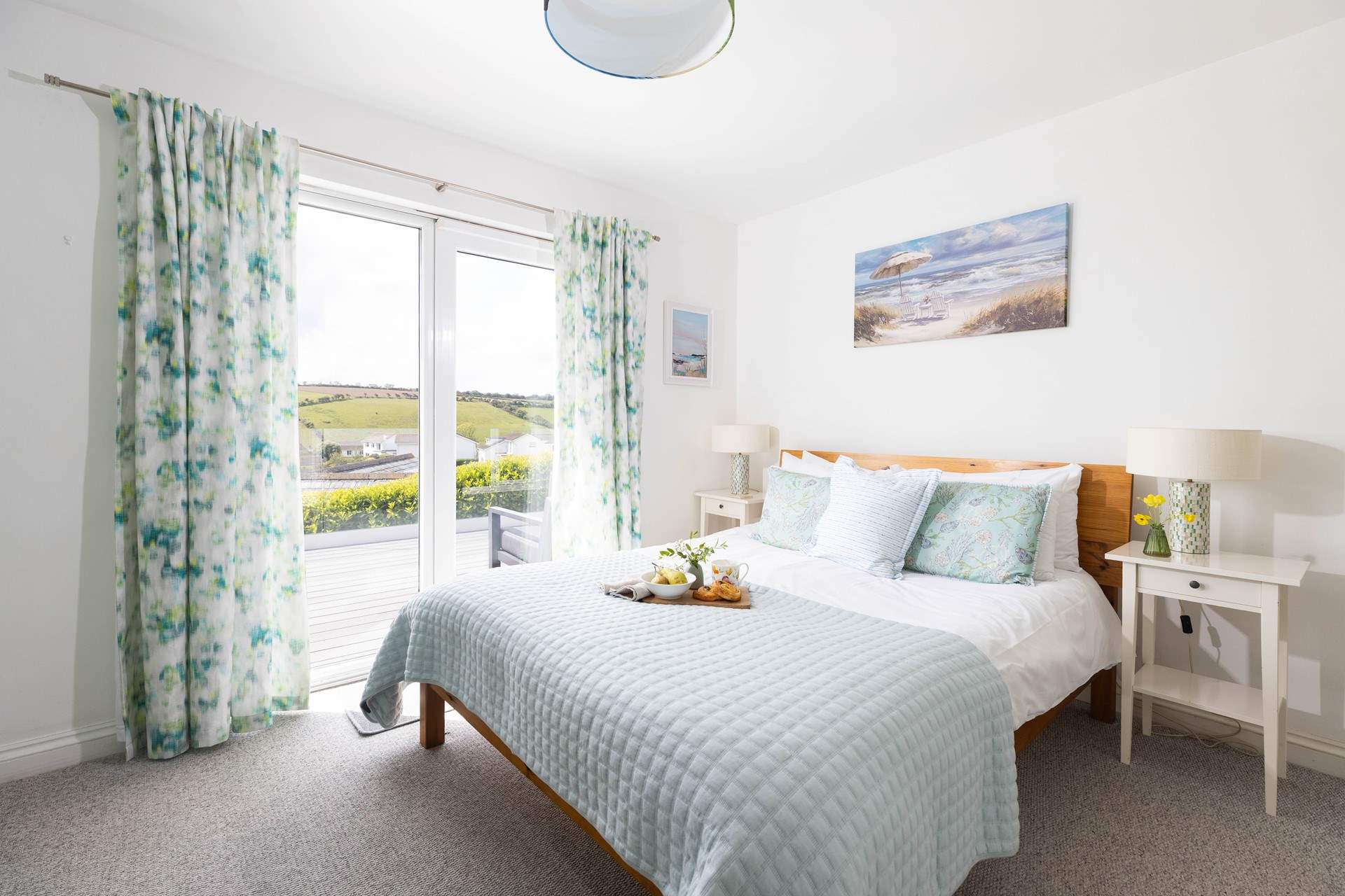 The bedrooms are beautifully decorated.