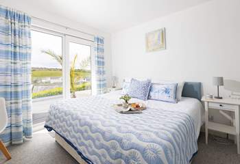 The bedrooms are a delight, bedroom 1 has patio doors onto the wrap around deck. 