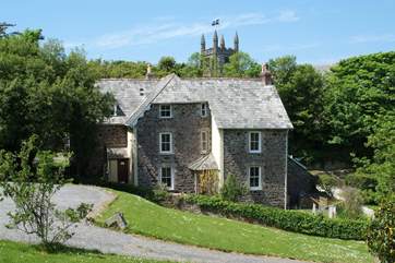The Old School House has its own enclosed garden.