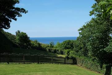 The view from the enclosed garden- wonderful!