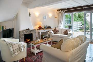 The cottage is very warm and cosy.