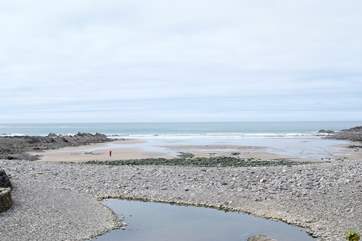 Crackington Haven has a lovely beach to explore.