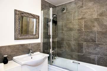 The bathroom.