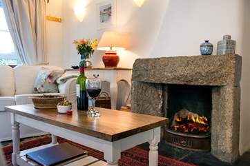 After a wonderful day exploring the delights of the area, you can come back and curl up in front of the open fire.