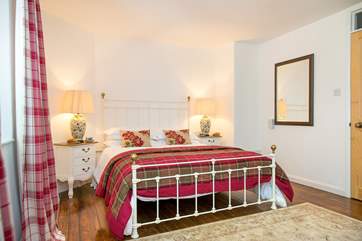 The master bedroom on the first floor...