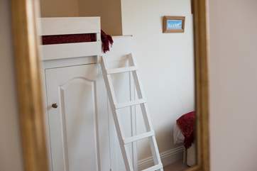 The captain's bunk is accessed via a ladder so not suitable for younger children.