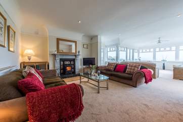The huge sitting-room.