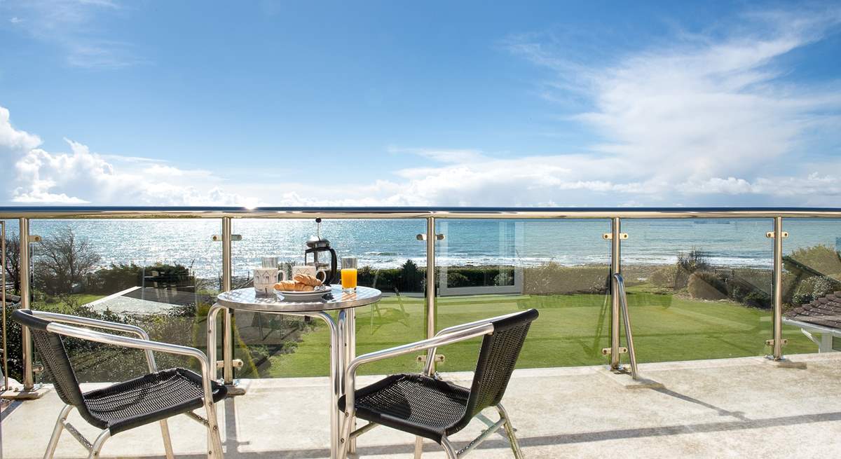 Fabulous views from the balcony in Bedroom Two - possibly the best seat in the house!