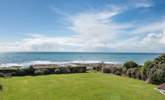 Looking from the terrace over the garden and of course out to sea- it really is quite sublime! - Thumbnail Image