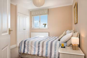 Bedroom 6 has a double bed and, of course, wonderful views.