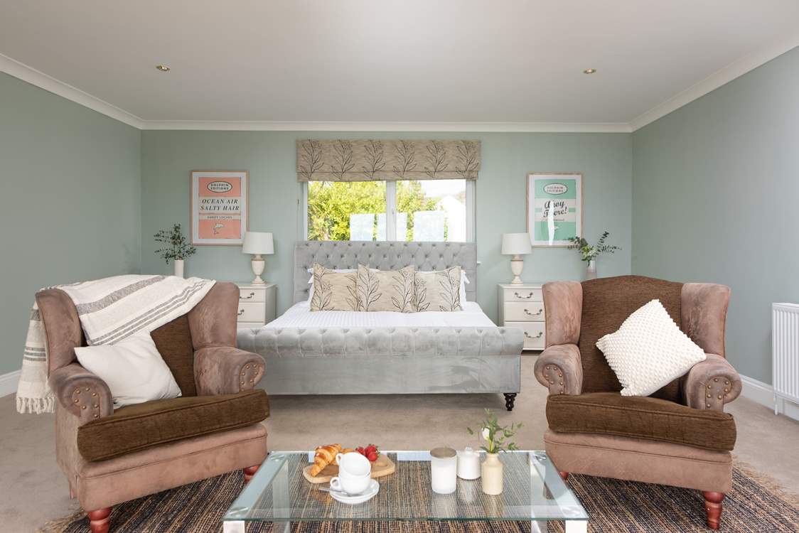 This room is stunning, with so much space.