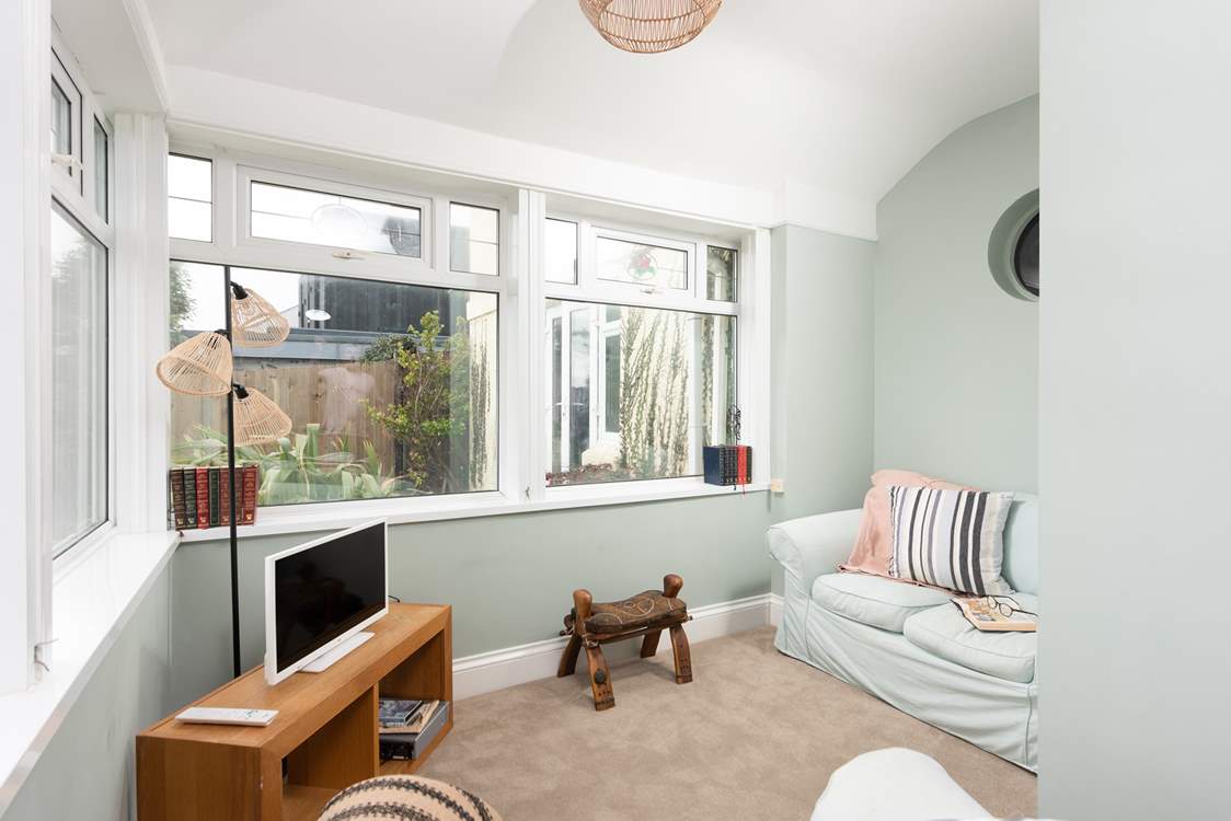 A tucked away corner in the sitting-room.