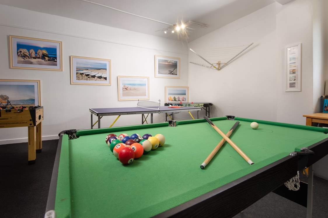The games area will be a real hit with younger members.