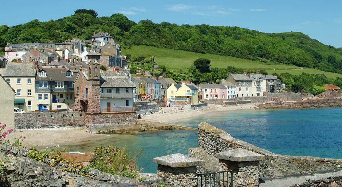 The pretty twinned villages of Kingsand and Cawsand are along the headland.