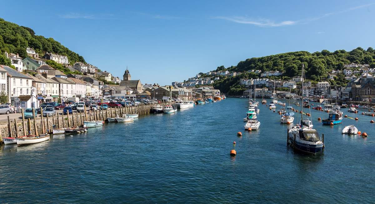 The traditional seaside town of Looe- the setting of TVs Beyond Paradise