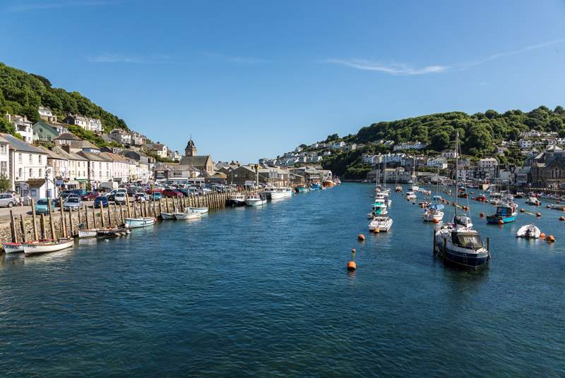 The traditional seaside town of Looe- the setting of TVs Beyond Paradise