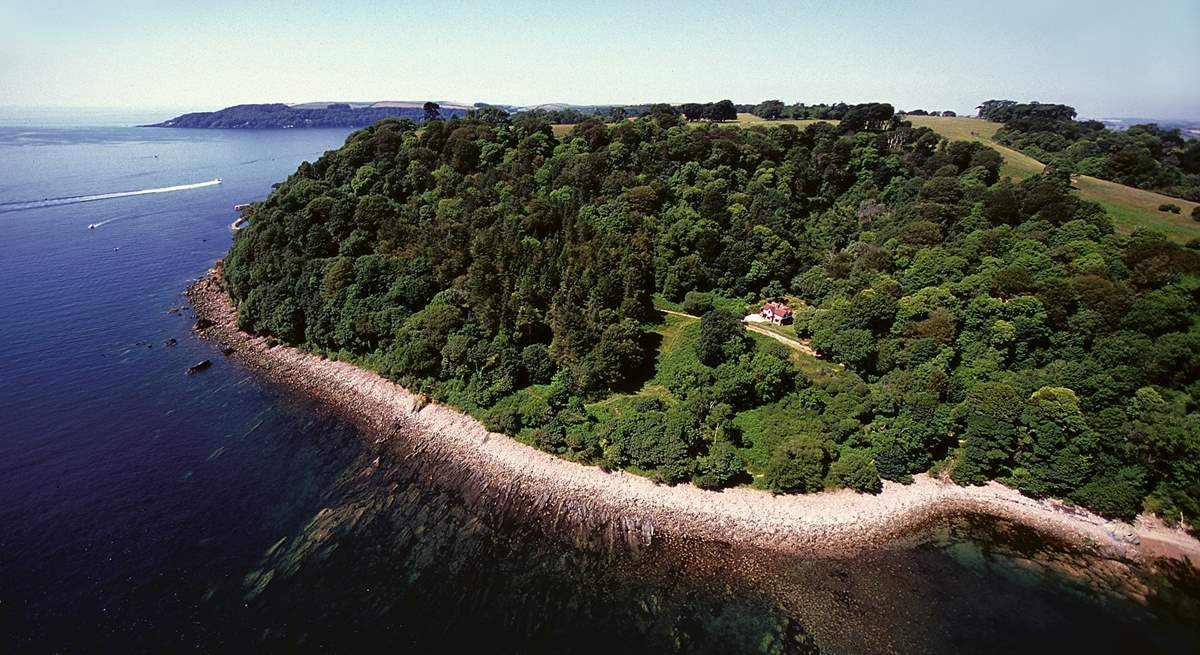 Lady Emma's Cottage sits alone in a stunning landscape.