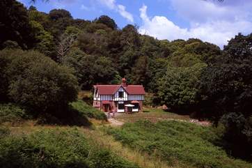 Lady Emma's Cottage is in wonderful surroundings, with no neighbours and just the occasional passing walkers.