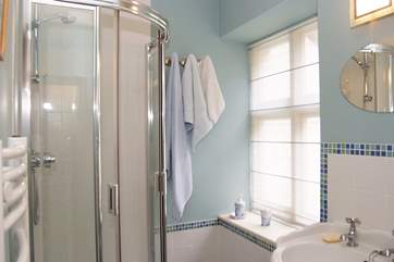 The shower-room on the ground floor.