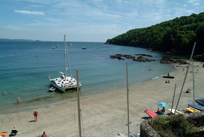 The beach at Cawsand.