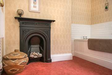 One of 2 bathrooms on the first floor.